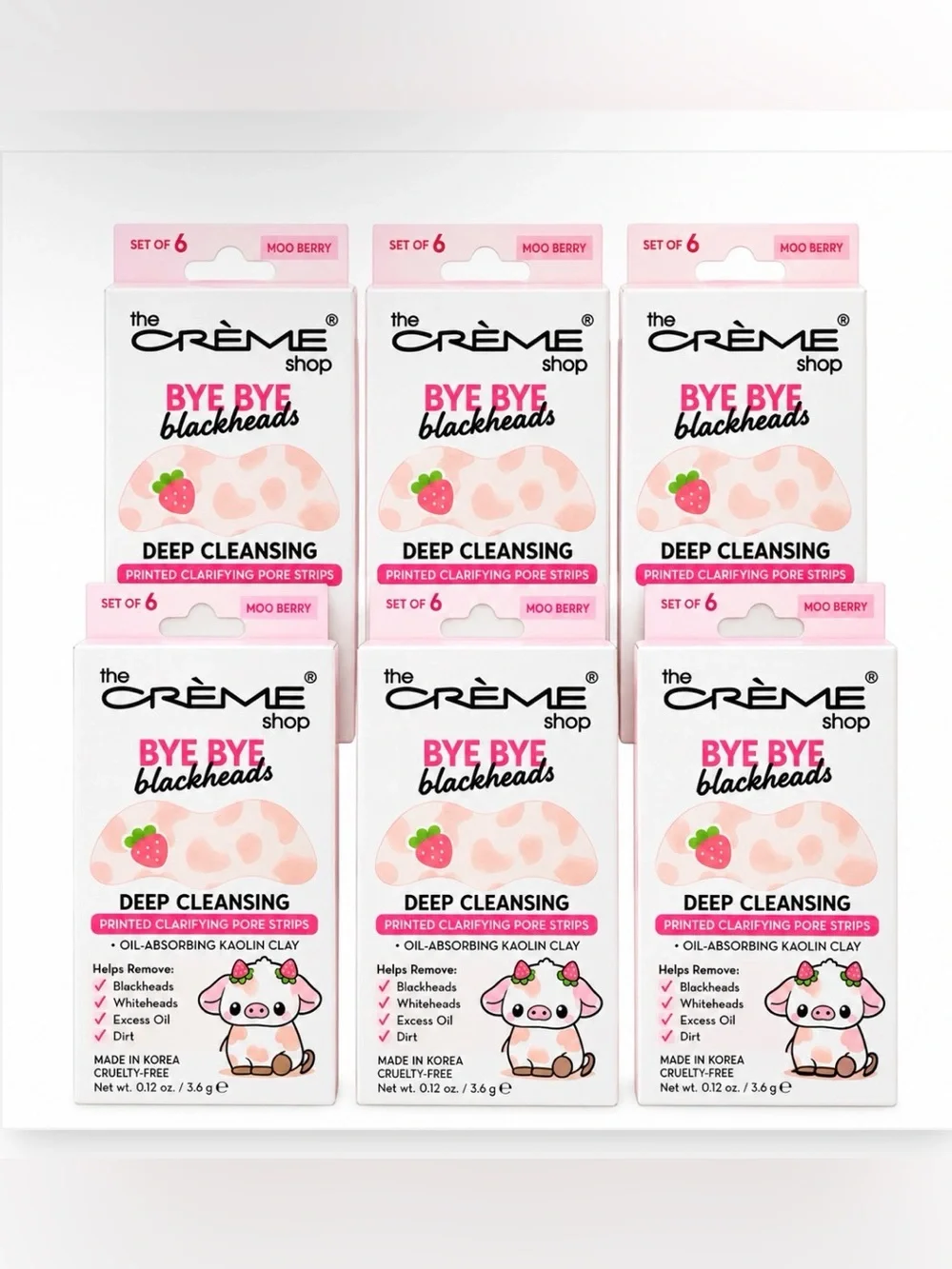 BUY NOW - The Crème Shop Bye Bye Blackheads Deep Cleansing Pore Strips - 1 Box